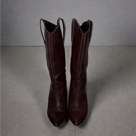 L'INTERVALLE Shoes - L'INTERVALLE Dark Brown Heeled Boots